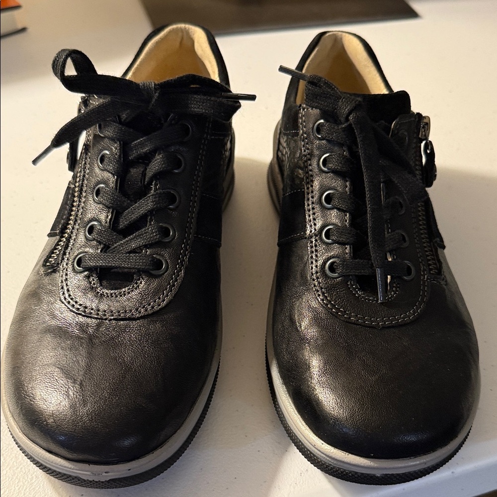 Fidelio hallux Haley Black Leather Shoes